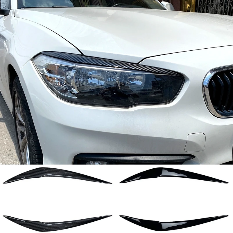 

Внешняя автомобильная наклейка на переднюю фару с бровями для BMW 1 серии F20 2015-2019 118i 120i модификация