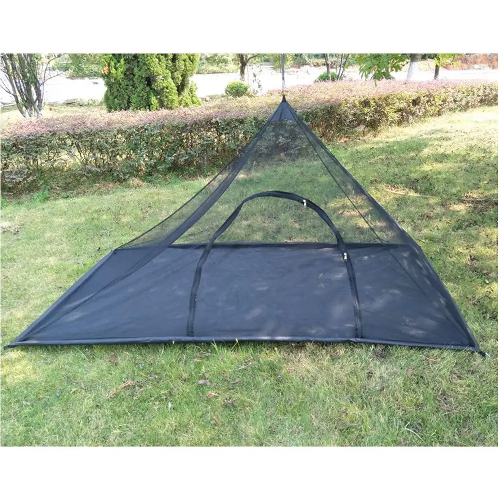 Mesh Tent 1 Person Tent Ground Sheet Bathtub Floor Picnic Mat for Hiking Camping – Lightweight Saver Footprint with Mesh Net