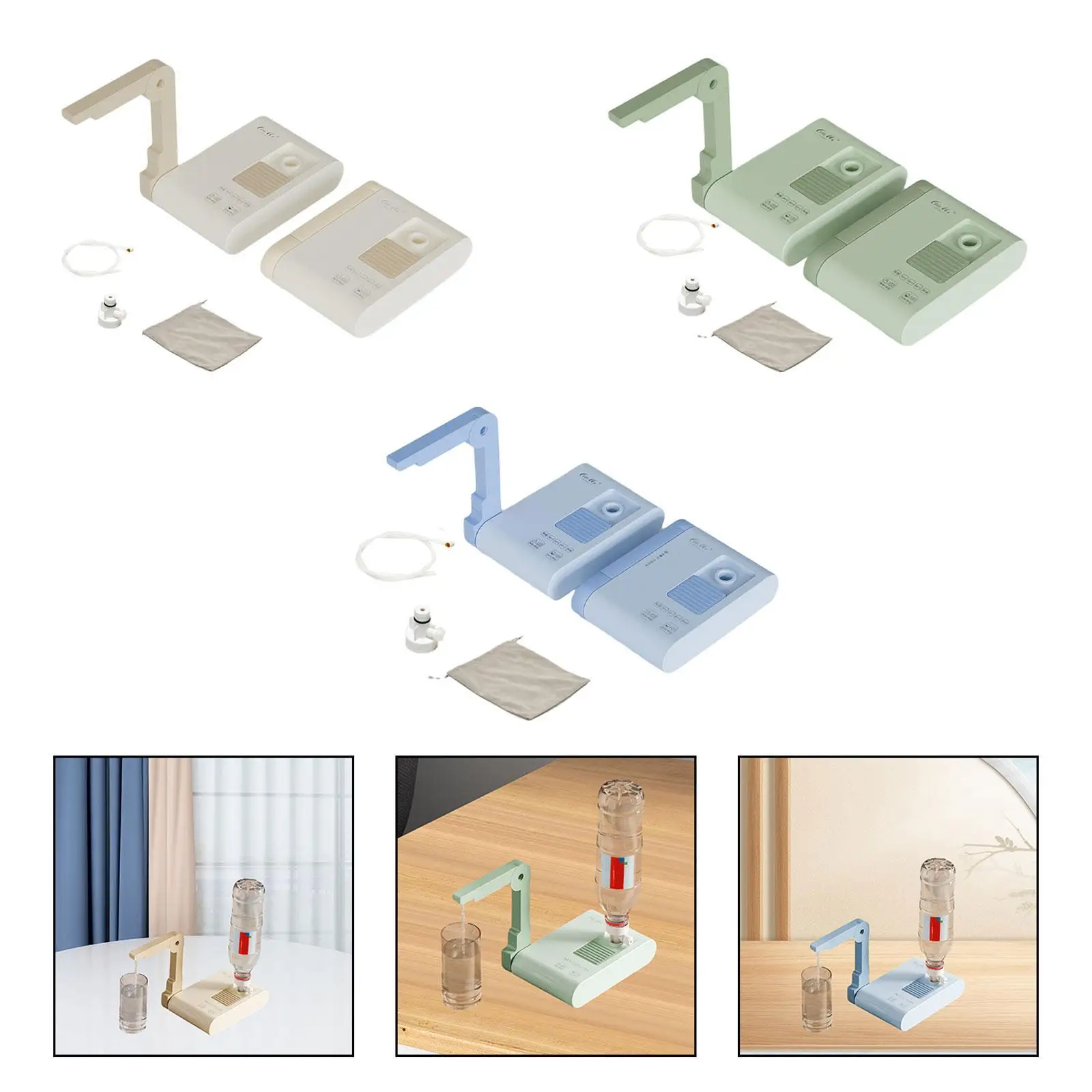 Dispensador de água quente instantâneo dobrável dispensador de água de cabeceira caldeira de água e aquecedor para viagens escritório ao ar livre casa adaptador da ue