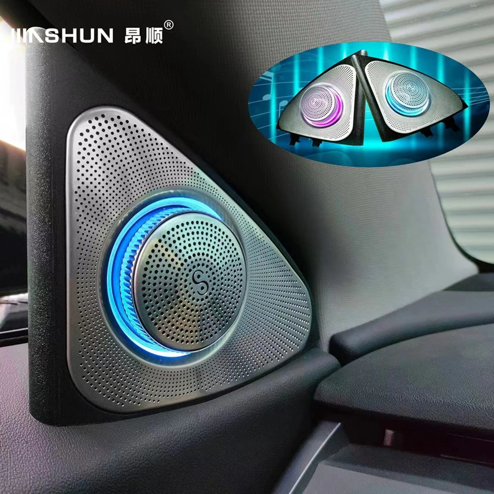 

Tesla Modell 3 Car Accessories 3D Rotating Tweeter Light With 128 Colors Change Automatically