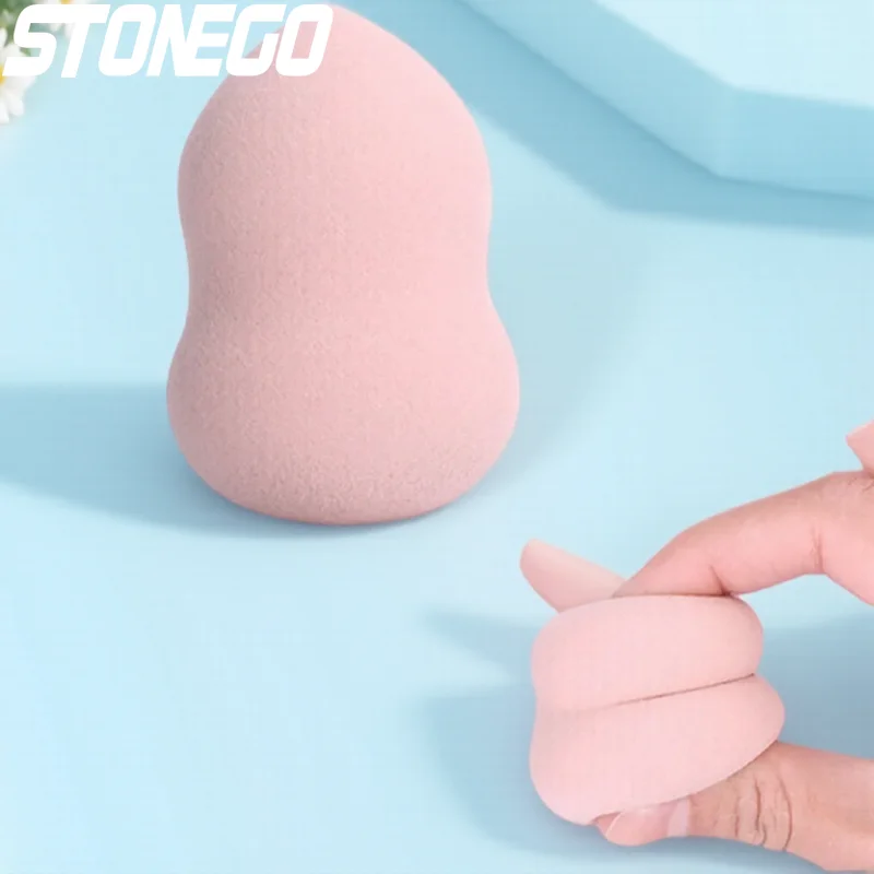 뷰티 에그 슈퍼 소프트 논이트 파우더 듀얼 유즈 에어 쿠션 퍼프 스펀지 메이크업 도구 (습식 및 건식 사용 가능)