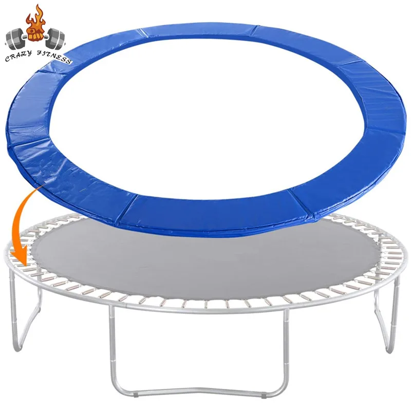 6/8/10 Feet Trampoline Protection Mat Trampoline Safety Pad Round Spring Water-Resistant Protective Cover Home Sport Accessories