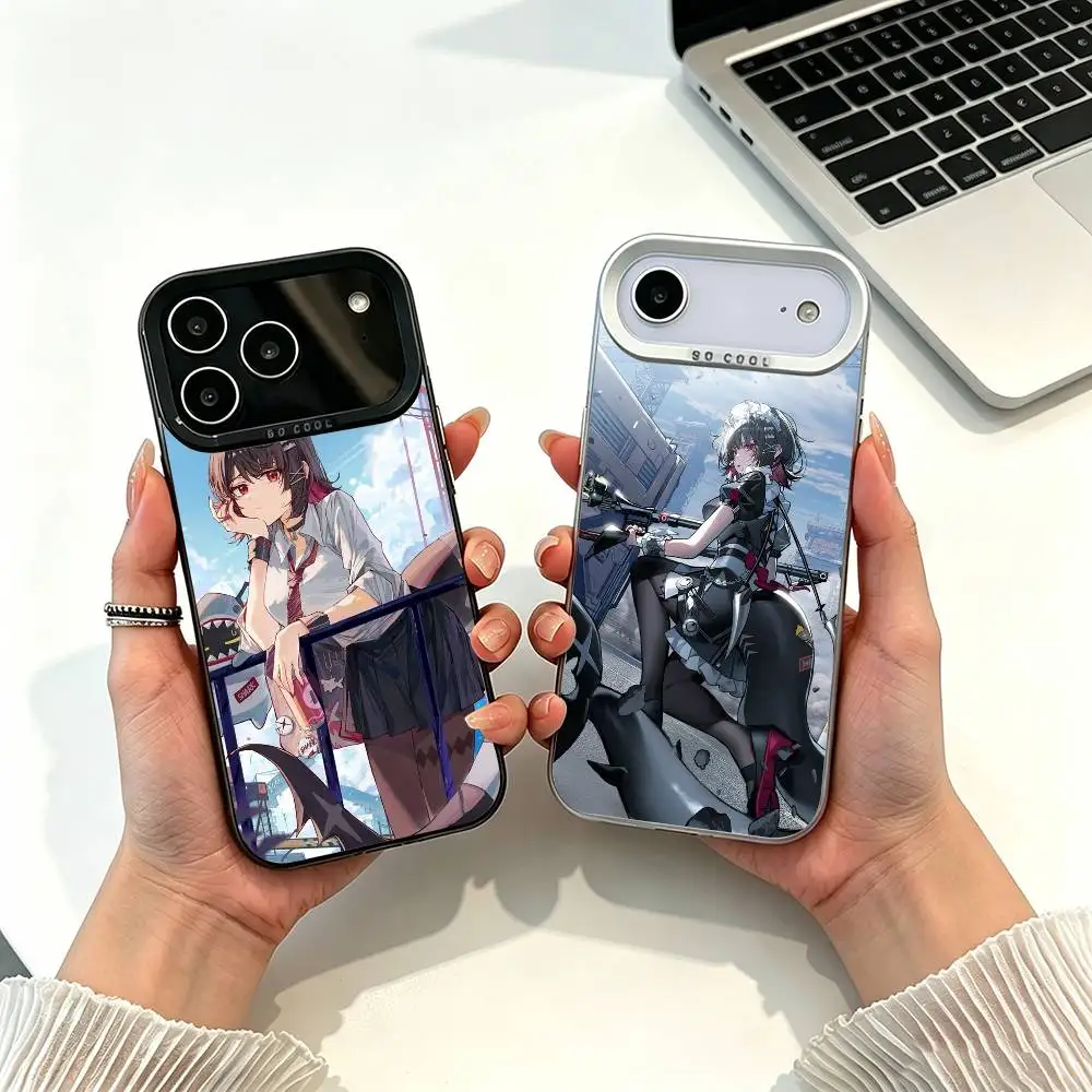 

Zenless Zone Zero Phone Case For iPhone 17,16,15,14,13,12,11 Plus,Pro Max,XS,White Silver phone case