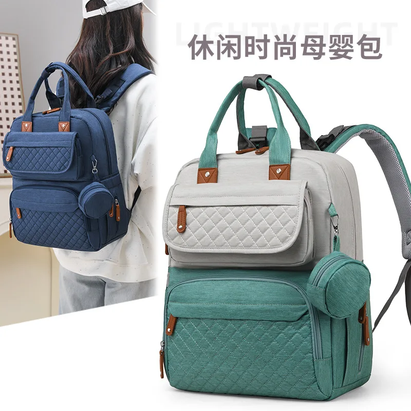 Diaper Bag Backpack Baby Essentials Travel Tote Multifunction Waterproof with Changing Station Pad Stroller Straps Big for Mommy