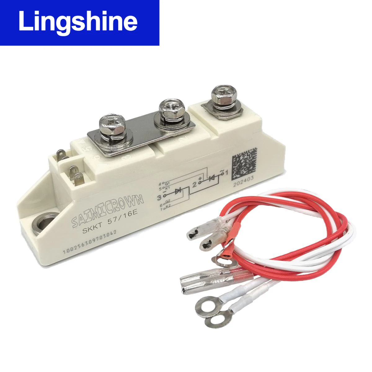 Thyristor Module SKKT57/16E Thyristor SKKT57A 1200V 1600V 1800V New Original Thyristor Module