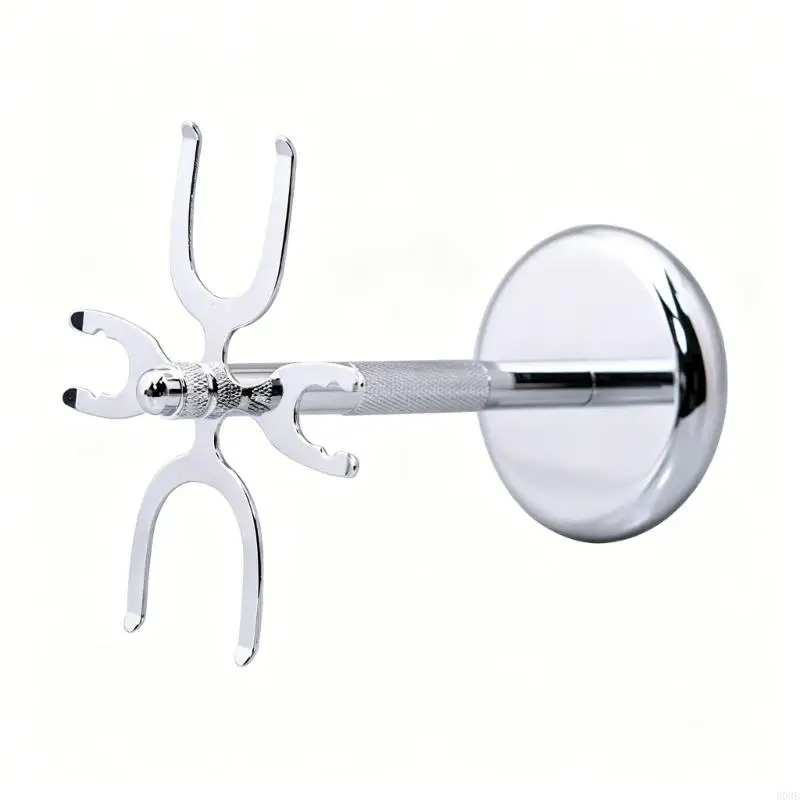 Zink-legierung Rasieren Zubehör Stehen Für Badezimmer Zähler Rasierer Pinsel Halter Einfach Installieren Lagerung Rack B03E – Detail 7