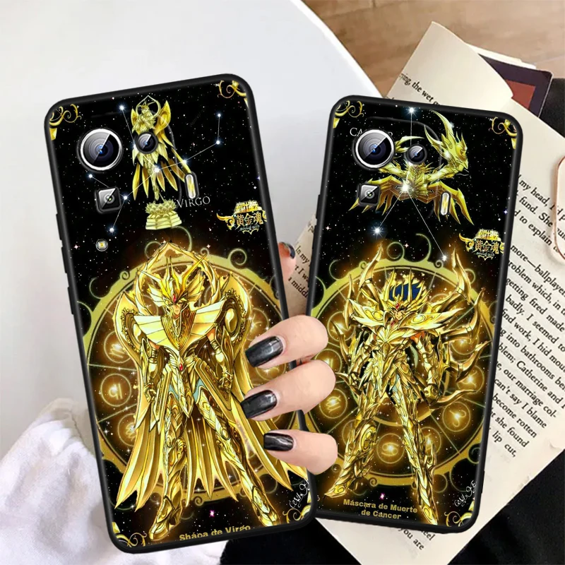 Saint Seiya 12 Constellations For Xiaomi Mi 14 13T 13 12T 12 11T 11i 11 10T 10 Pro Lite Ultra 5G Black Funda Phone Case