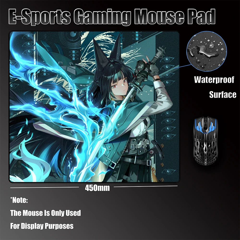 

Gamer Mouse Pad XL Laptop Desk Mat Zenless Zone Zero Hoshimi Miyabi Gaming Mousepad 45*40cm Mouse Mat Premium Game Keyboard Pad
