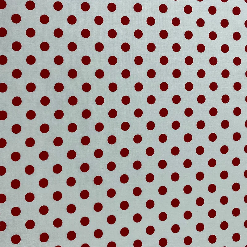 Cotton poplin dress fabric white polka dot printed DIY hand sewn shirt clothing Children\'s Wear Cloth Bedding Decoration Home