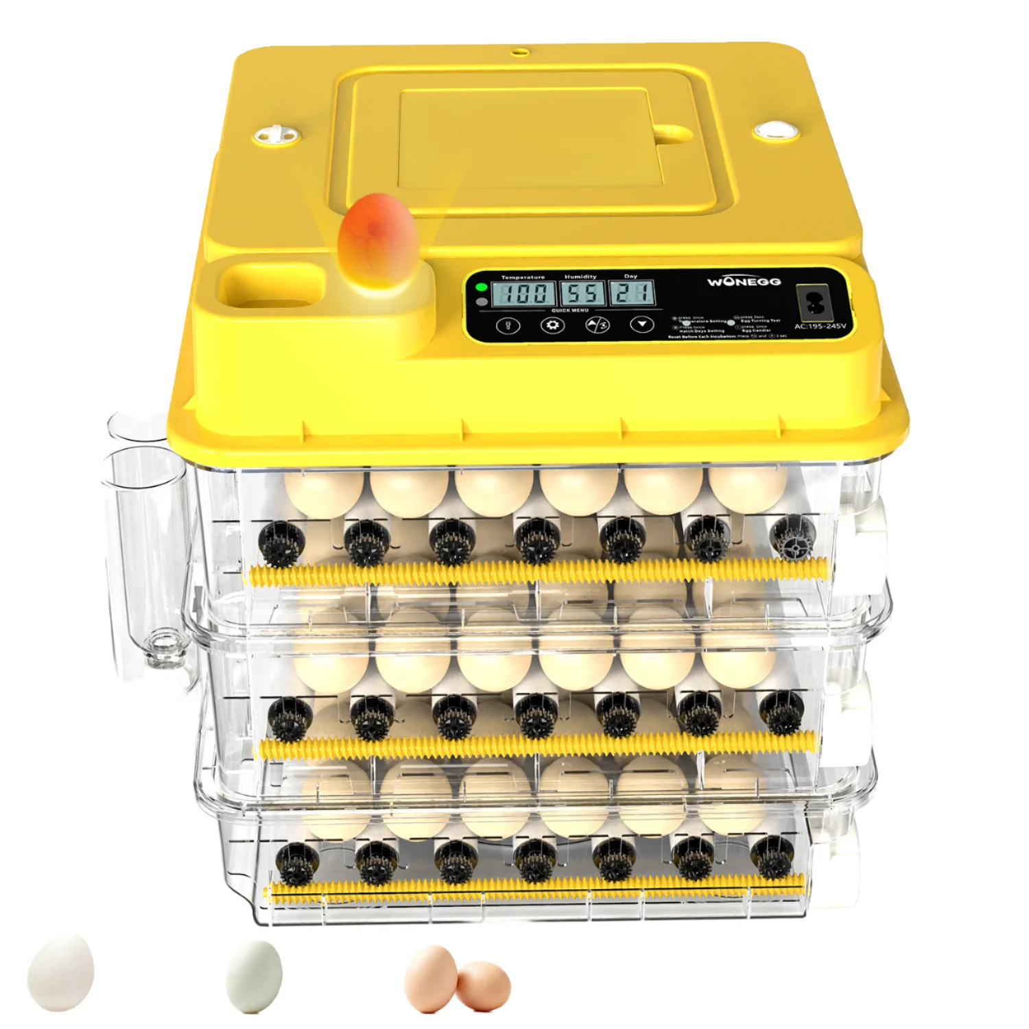 

TW-98 Egg Incubator, Automatic Temperature Control for Poultry Hatching