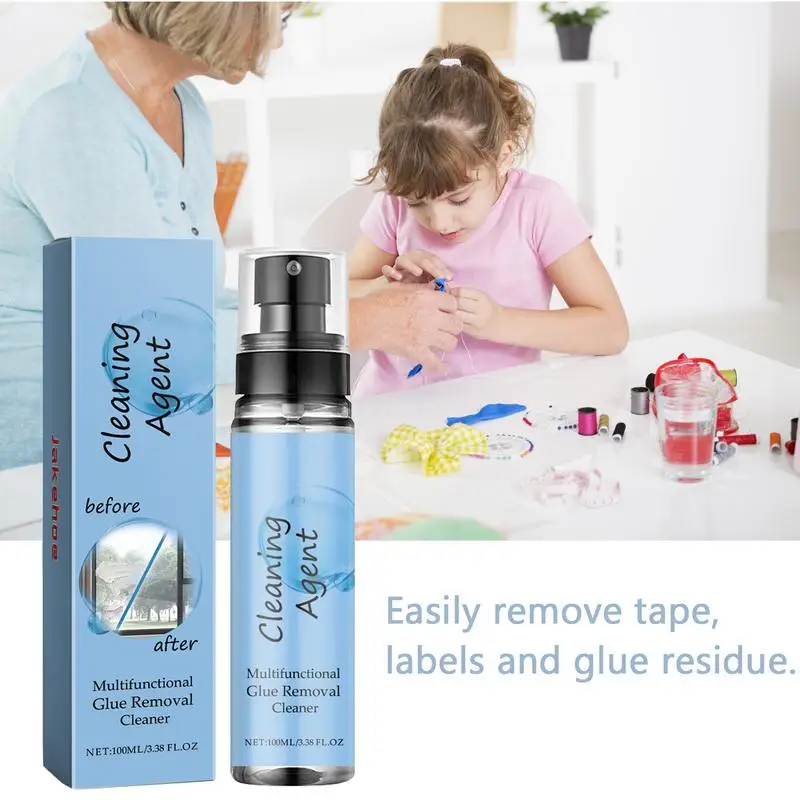 Adhesive Remover Multi-Purpose Multi-Purpose Adhesive Solution Spray Glass Label Glue Removal Agent Spray Effortless Surface