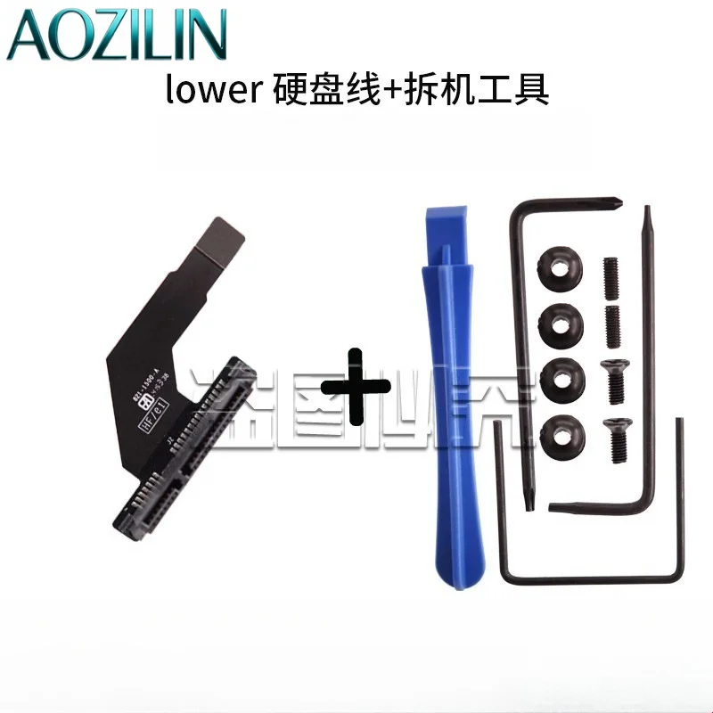 AOZILIN 2nd Hard Drive SATA SSD Flex Cable Upper Lower Bay Replacement For Mac Mini A1347 Storage Upgrade Ribbon Wire 5pcs