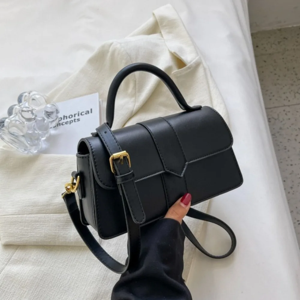 New Fashion, Niche, Trendy Vintage Versatile Small Shoulder Square Bag (with Multiple Pocket Designs Inside)