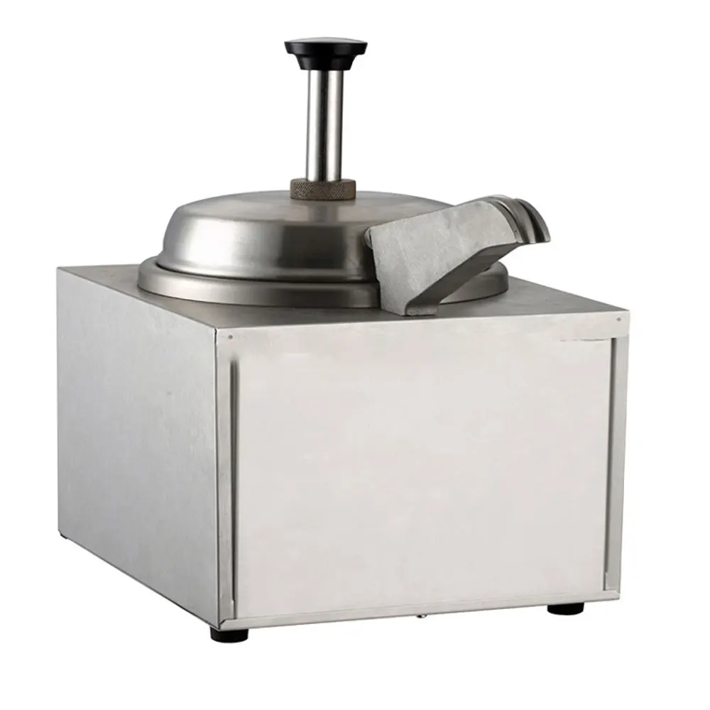 Commercial Sauce Dispenser Stainless Steel Electric Cheese Warming Dispenser Electric Thermostat