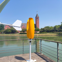 10KW Vertical Spiral Wind Mill Turbine Portable Generator 12V 24V 48V Alternative Free Energy Windmill With Hybrid Controller