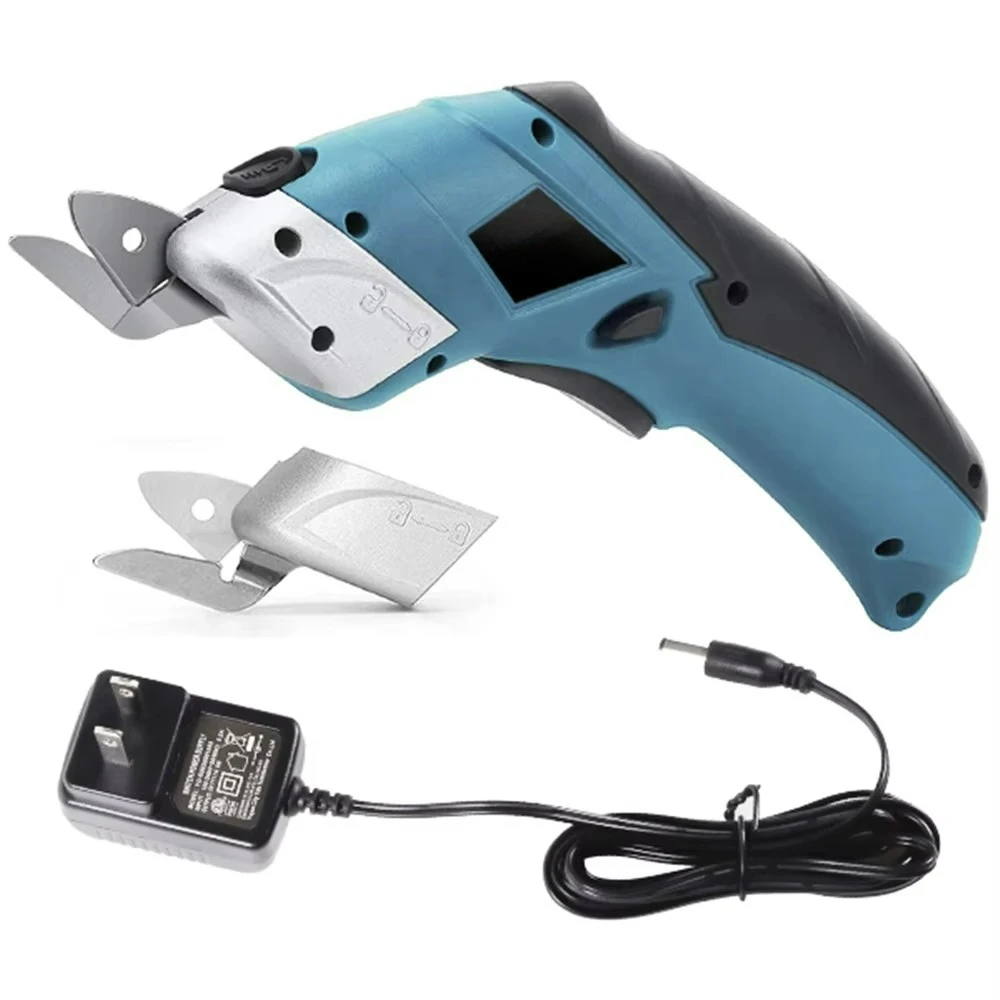 Utensile da taglio elettrico Forbici elettriche Taglierina a batteria Forbici da taglio per tessuti in pelle, tappeti, cartoni