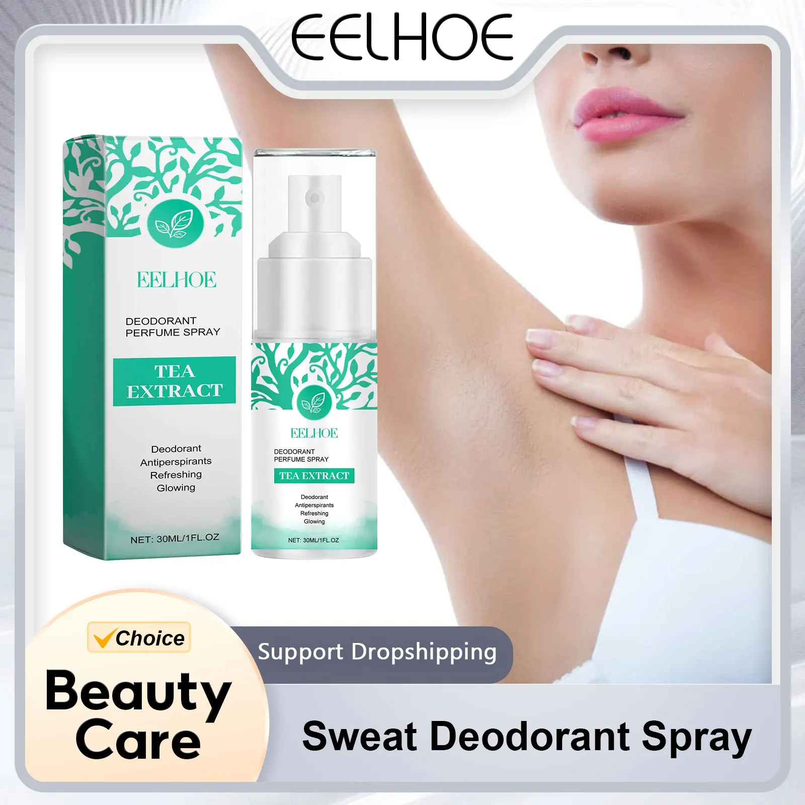 Body Odor Underarm Sweat Deodorant Spray Clean Armpit Eliminate Bad Smell Deodorant Fragrance Long Lasting Aroma Woman Skin Care