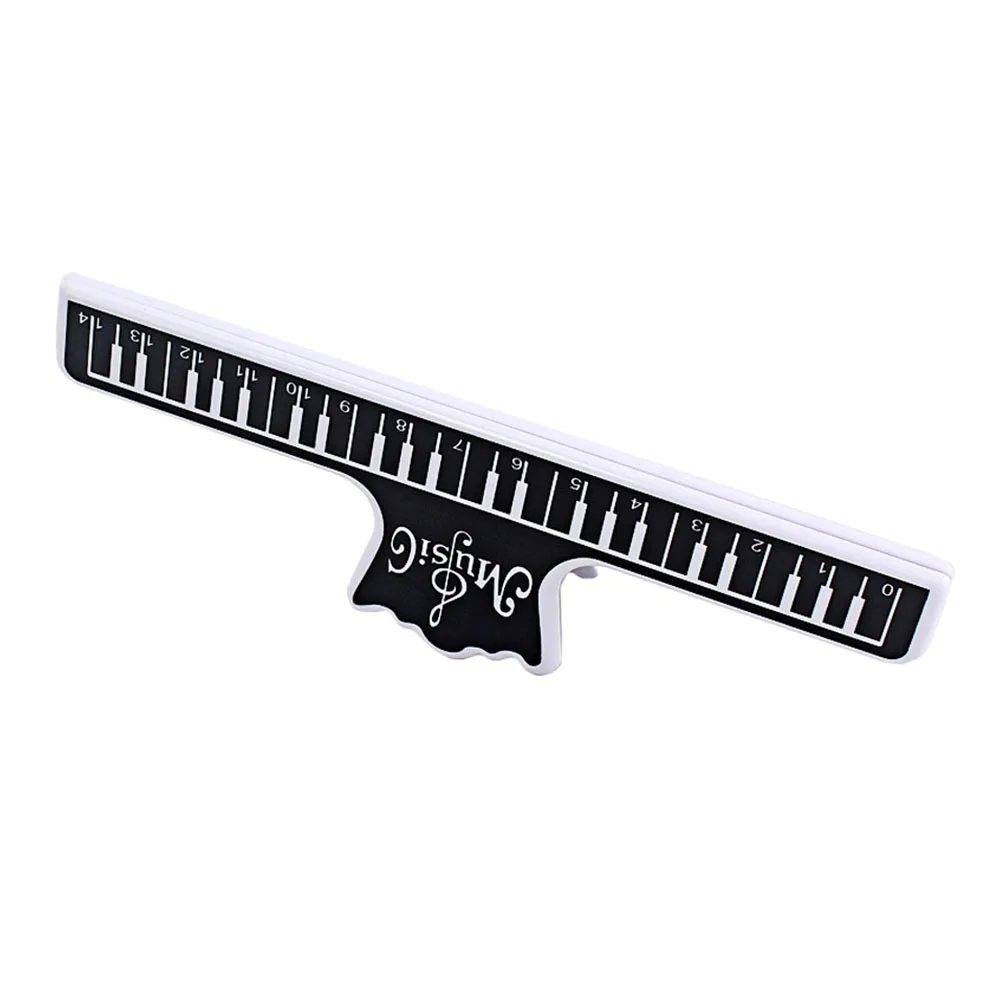 

2 Pcs Music Symbol Clip Page Holder Notes Guitar Clips Black Book Stand Instruments