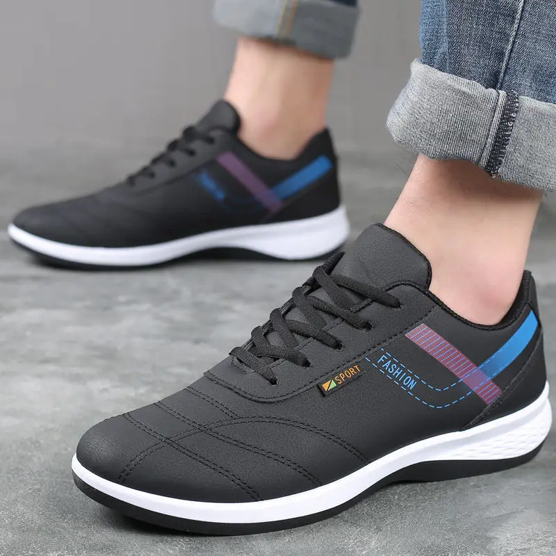 Shoes Mens Fashion Sneakers Spring Autumn Casual Loafers Student Outdoor Trend Skateboarding Shoes Track Field Walking Shoes