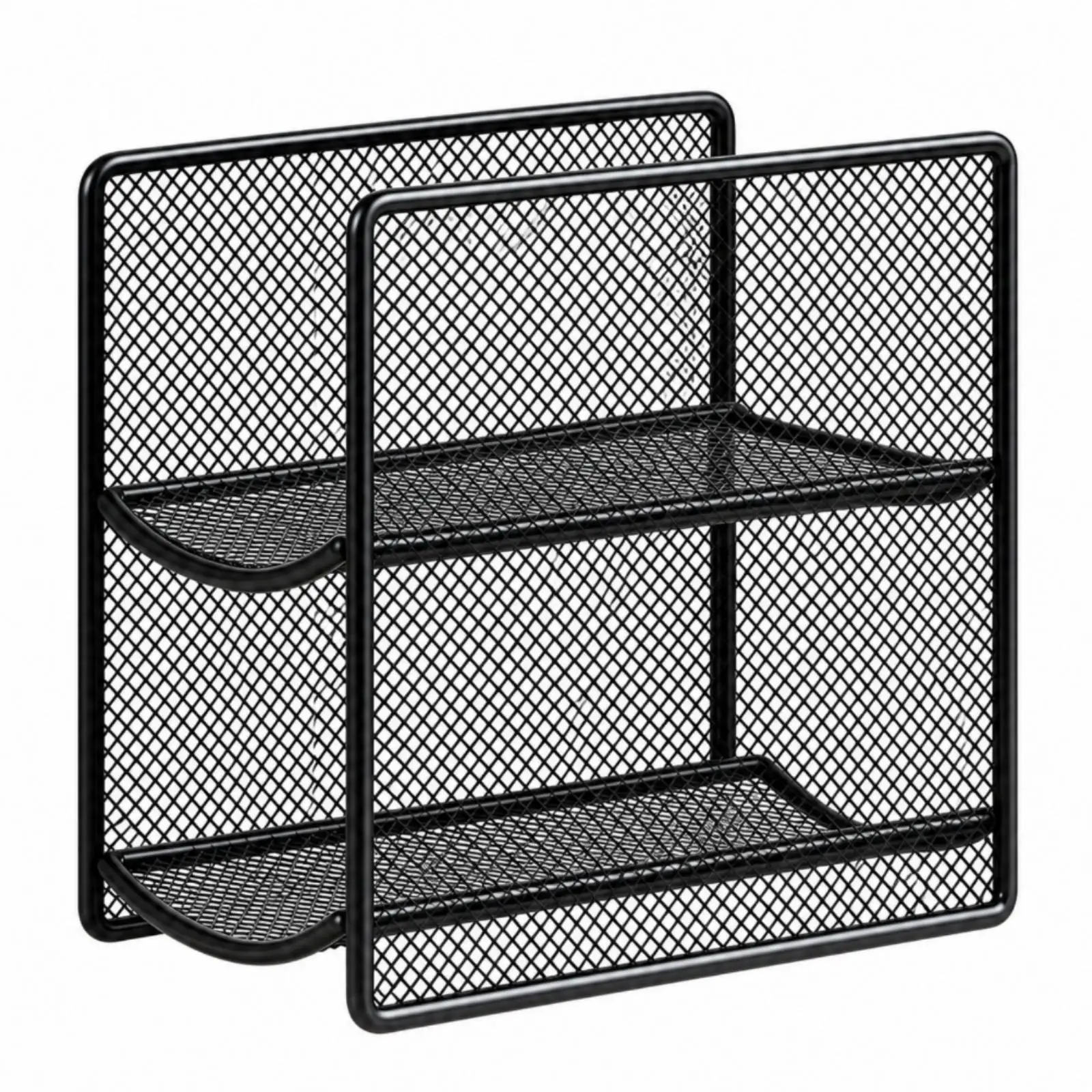 Hair Dryer Stand Wall Mounted Metal Rack for Curling Iron Straightener Holder Salon Equipment Storage