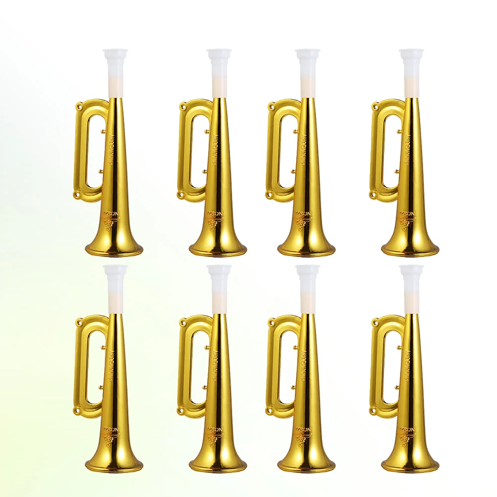 

18 Pcs Kids Musical Instrument Horn Toys Promotional Props Instruments Gilded Child