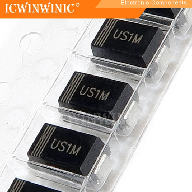 10piece HER108 Silkscreen US1M SMA SMD Diode 1A/1000V