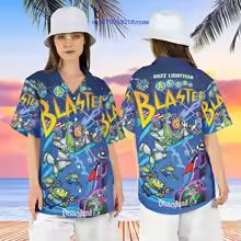 Buzz Lightyear Astro Blaster Hawaiian Shirt