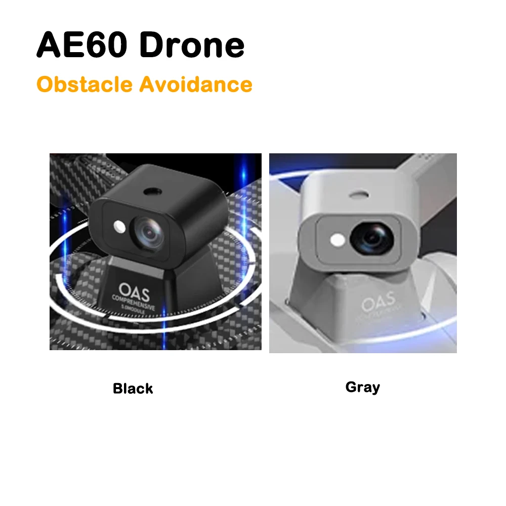 

AE60 GPS Drone Original Spare Part AE60 Drone Obstacle Avoidance OAS Part Accessory Black / Gray