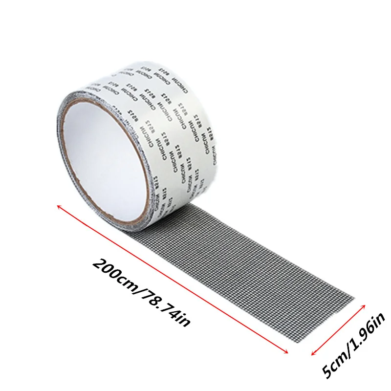 Strong Adhesive Screen Repair Tape Kit Door Window Net Anti-mosquito Netting Mesh Sticky Wires Patch Fix Rips Tears Broken Holes