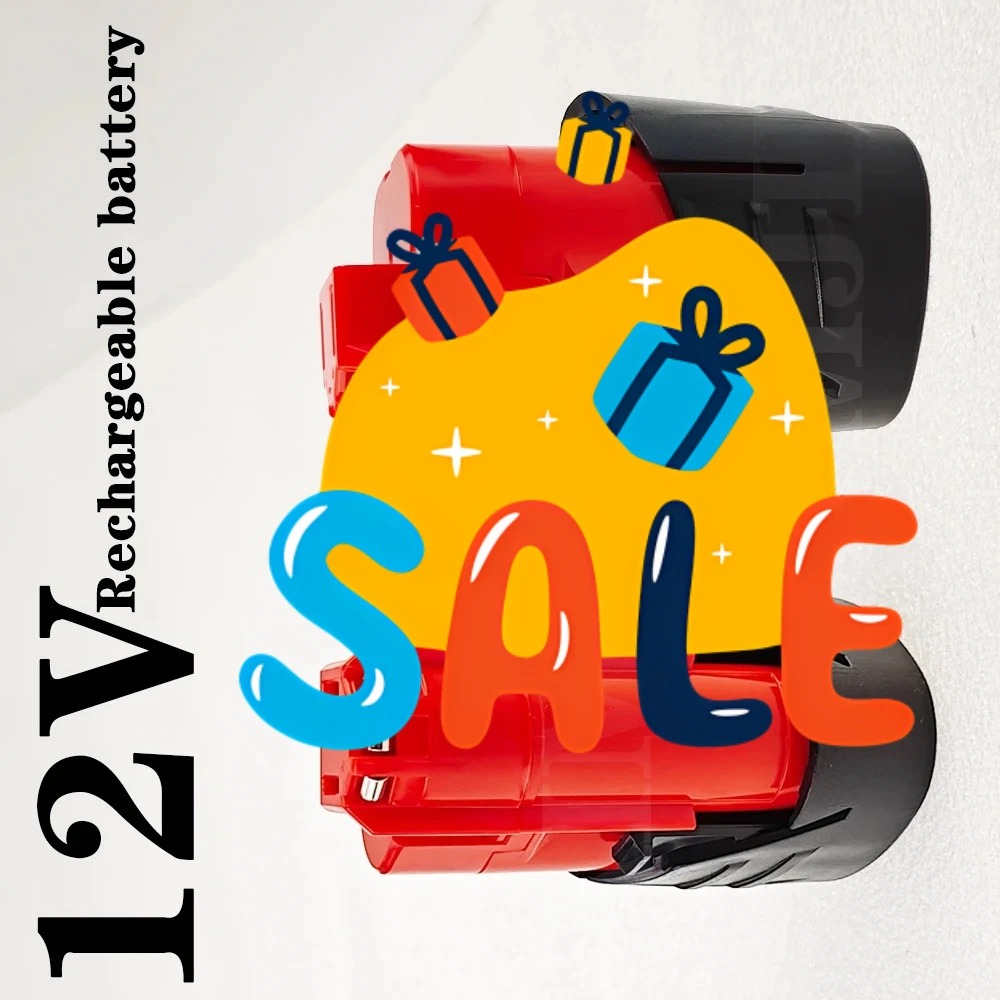 

12V 3000mAh Compatible for Milwaukee M12 XC 48-11-2410 48-11-2420 48-11-2411 12-Volt Cordless Tools Battery