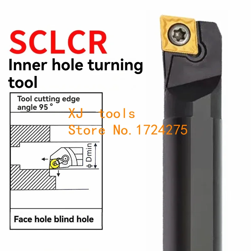 SCLCR SCLCL S06K S08K S10K S12M S14N S16Q SCLCR06  S20R S25S S32T SCLCR09 Internal Turning Tool Cutter For CCMT/CCGT