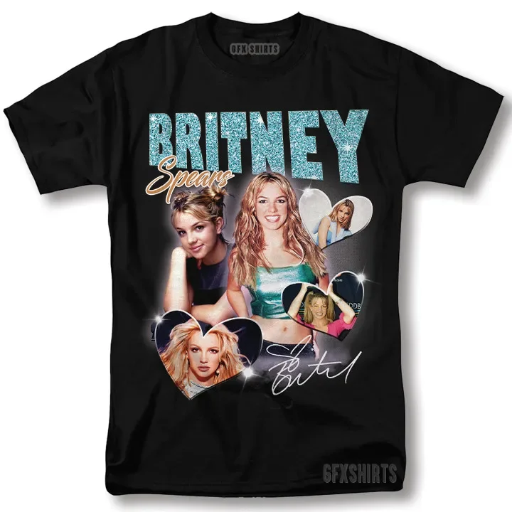 Britney Spears Shirt Concert Tour Merch Oops 2000s Graphic design T-Shirt