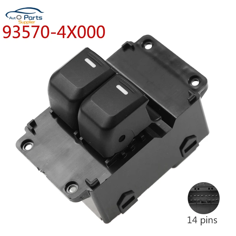 New 93570-4X000 Power Window Switch Button For Kia K2 Rio 3 (2 Door) 935704X000 93580-4X000