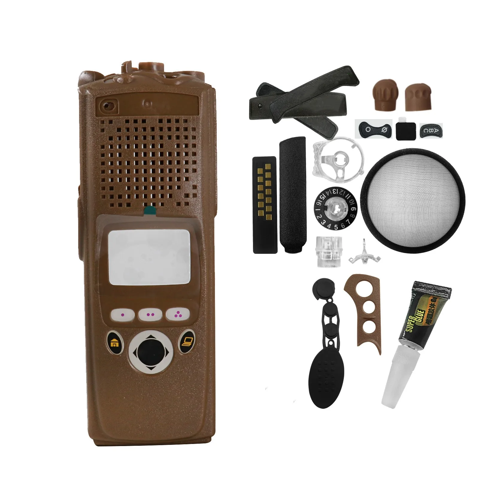 VBLL 7 Colors Walkie Talkie Replacement Housing Case Cover Kit For XTS5000 M2 Portable Two Way Radio