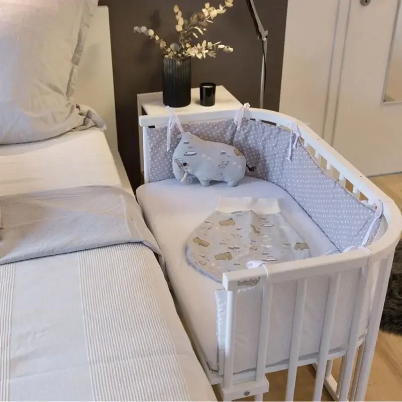 Dekorasi pelindung Ranjang bayi, Bumper tempat tidur bayi bintang Nordic