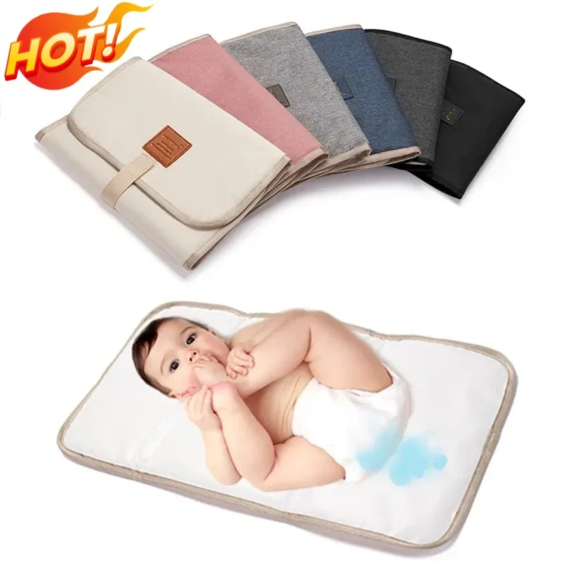 

Baby Outing Waterproof Diaper Changing Mat Multi-color Outing Portable Outdoor Changing Soft Diaper Mat