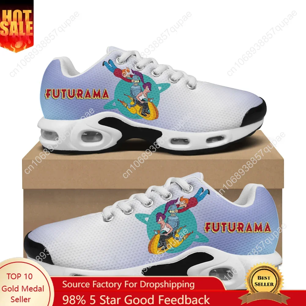 

F-Futurama Air Cushion Sports Sneakers Lovely Anime Shoes Mens Womens Teenager High Quality Footwear Custom Made Mesh Sneaker