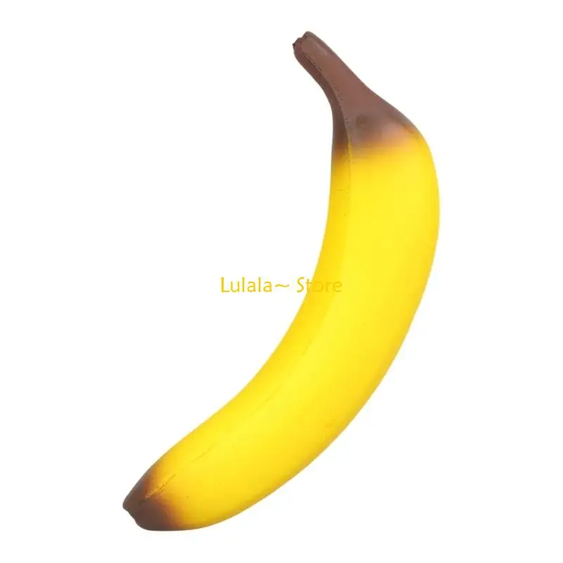 Y4QA Simulation Banana Stress Reliever Pinch Toy With Scented And Slow Rising Design For All Ages Hand Flexible Exercise