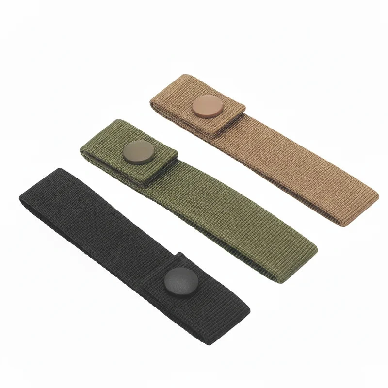 1-4Pcs Reinforced Tactical Nylon Strap Waist Bag Medical Pouch Snap Strap Quick-Release Thumb Snap Webbing Strap Outdoor Gear