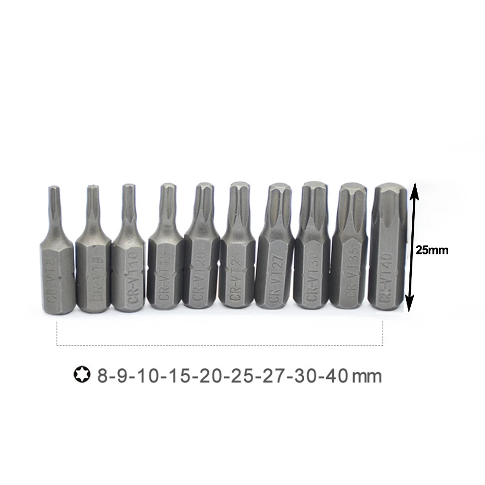 Embouts de tournevis à tige hexagonale, travaux de réparation d'électricien, polyvalents pour différents types de vis, 1,4"