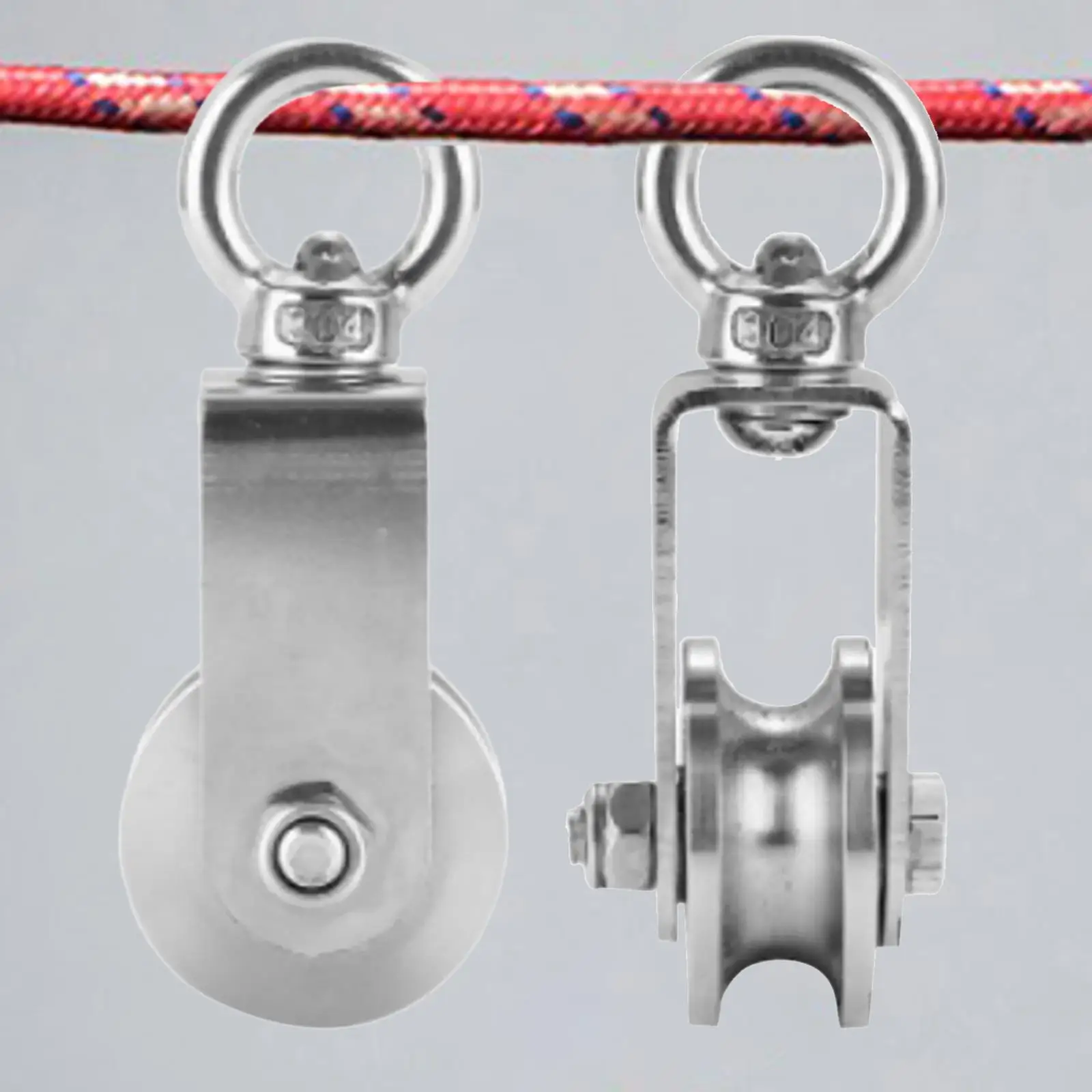 

2x Pulley Block Fitness Equipment Wheel Pulley for Gym Wire Maintenance