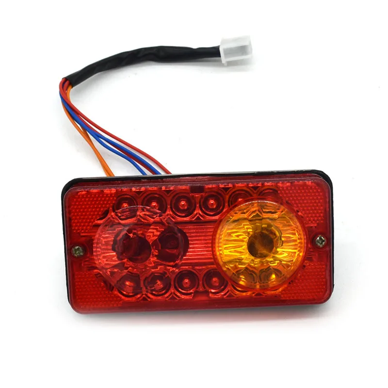 12V Electric tricycle rear tail lamp 3W trailer traffic reversing Warning Lights vehicle turn signal brake Taillight