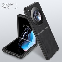 Case for ZTE Nubia Flip 5G NX724J Shockproof PU Leather Skin Matte Hard Back Cover Case for ZTE Nubia Flip NubiaFlip 5G NX724J