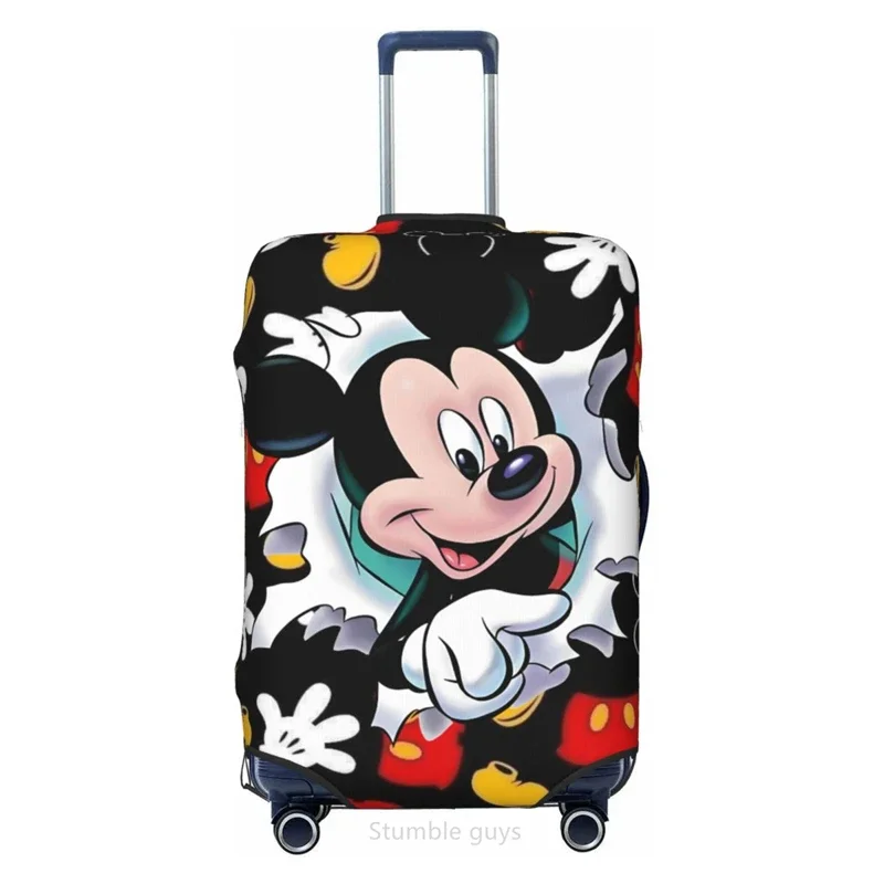 

Эластичный чехол для багажа с принтом M-Mickeys для чемоданов 18-32 дюймов, пыленепроницаемый, устойчивый к царапинам, моющийся, прочный защитный чехол
