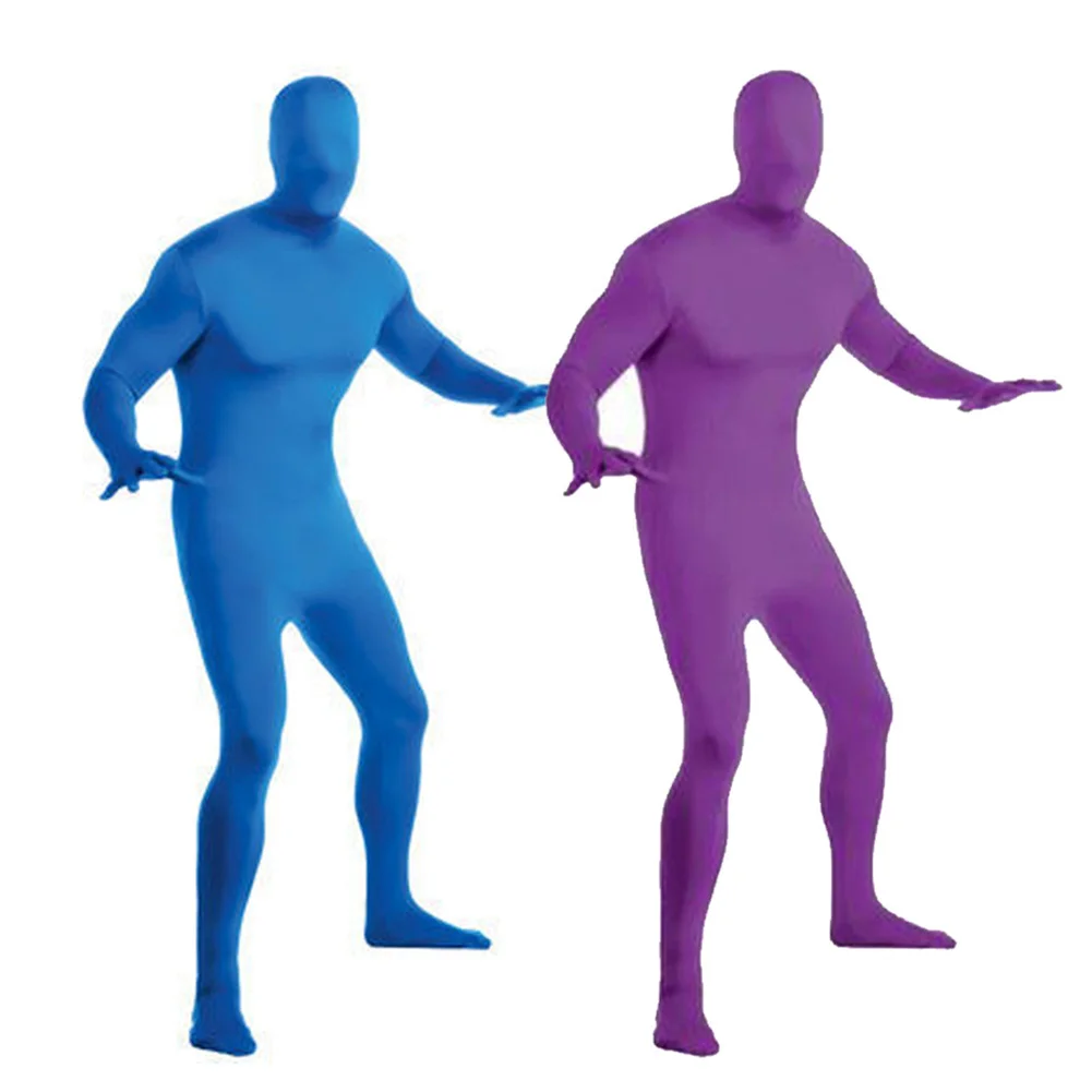 Volwassen Panty Pak Volledige Jumpsuit Unisex Strakke Vrouwen Mannen Kostuum Rekbare Verdwijnende Bodysuit Halloween Party Dropship Kleding
