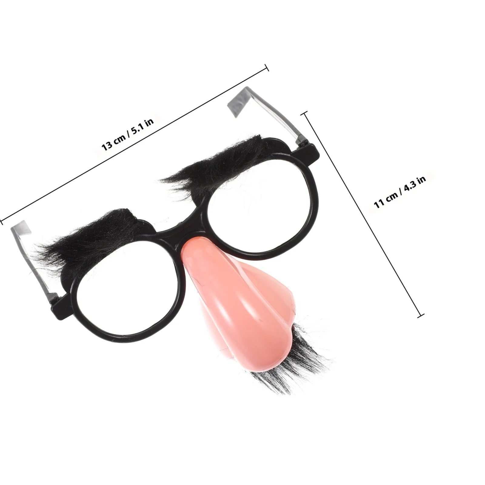 8 szt. Okulary z brodą, okulary z noskiem i brodą, śmieszne okulary na imprezę kostiumową, rekwizyty do cosplayu dla dorosłych, okulary imprezowe dla dorosłych
