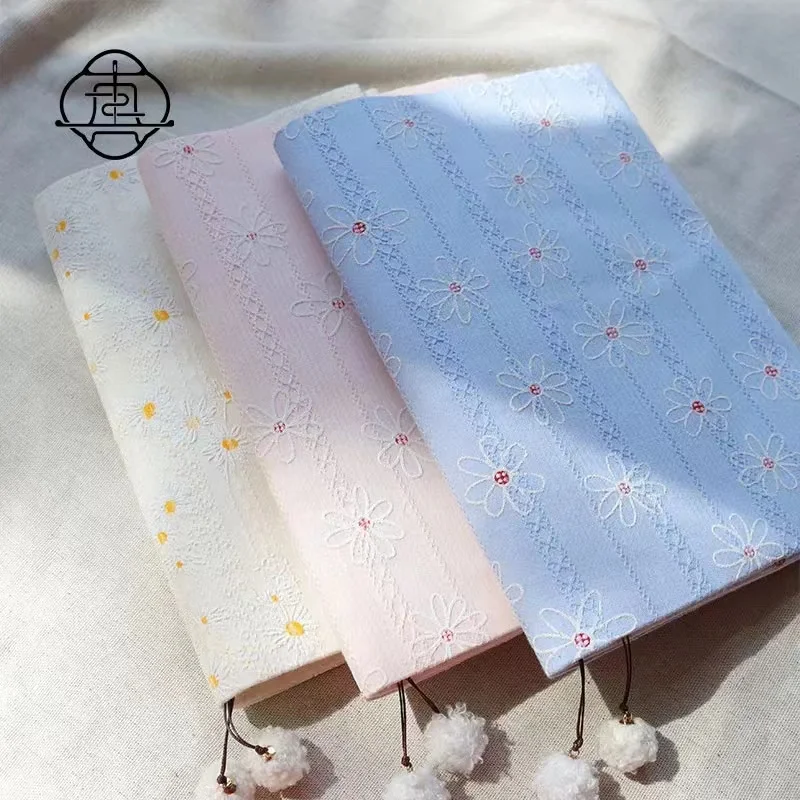 【Simple style】Original Handmade A5A6 Notebook Covers Protector Book Sleeve Crafted Fabric Products Diary Cover，in Stock