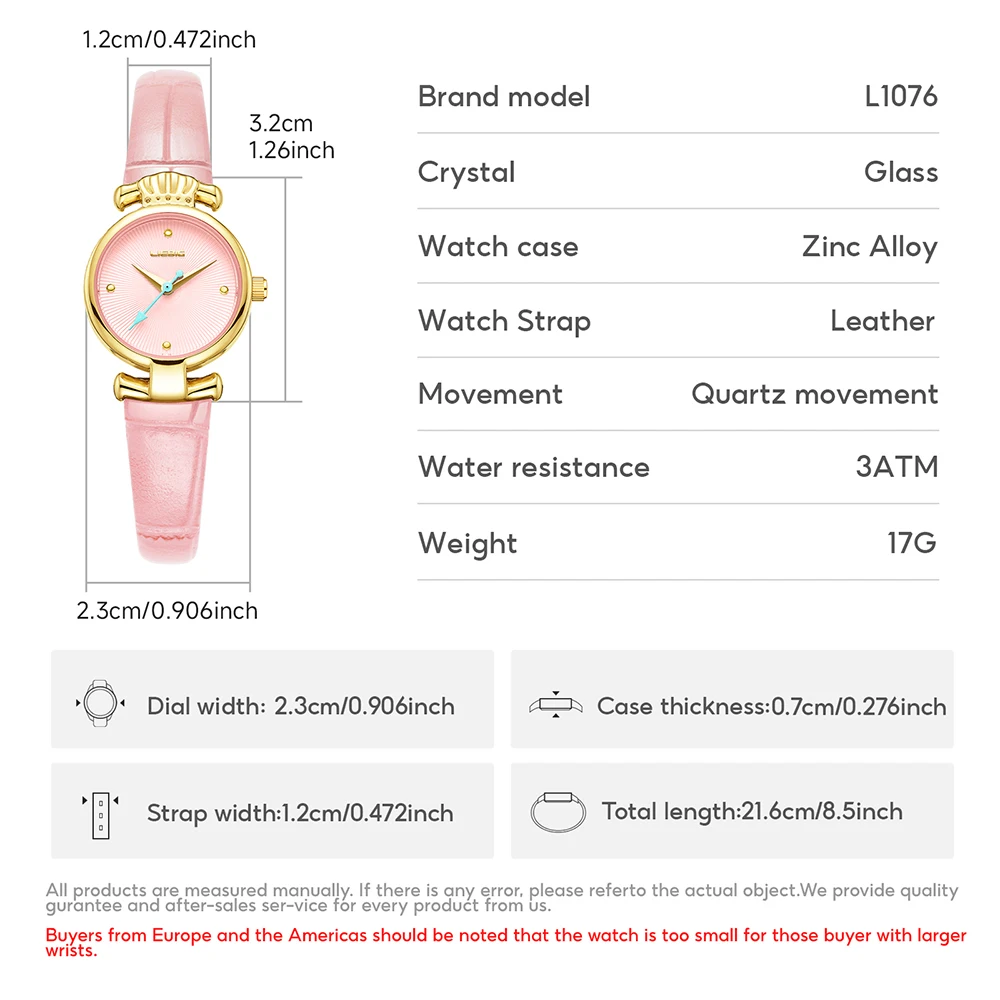 LIEBIG أنيقة أفضل الماركات الفاخرة الكوارتز ساعات المعصم موضة ساعات أوتوماتيكية للنساء حزام من الجلد السيدات ساعة Reloj Mujer #6