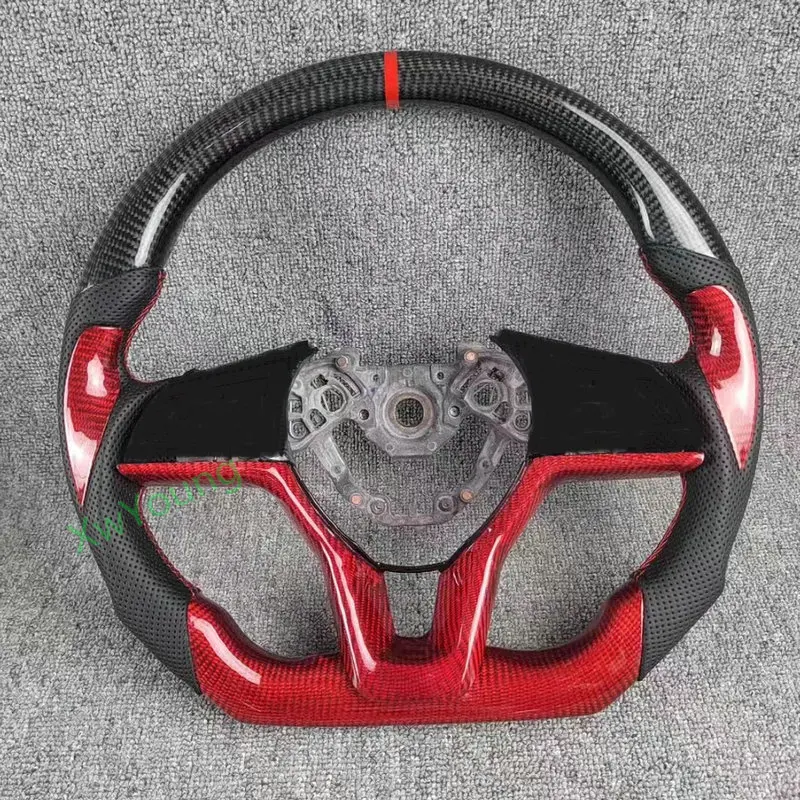 For Nissan Altima TEANA LIVINA SYLPHY BLUEBIRD TIIDA X-Trail Qashqai KICKS 100% Real Carbon Fiber Car Steering Wheel