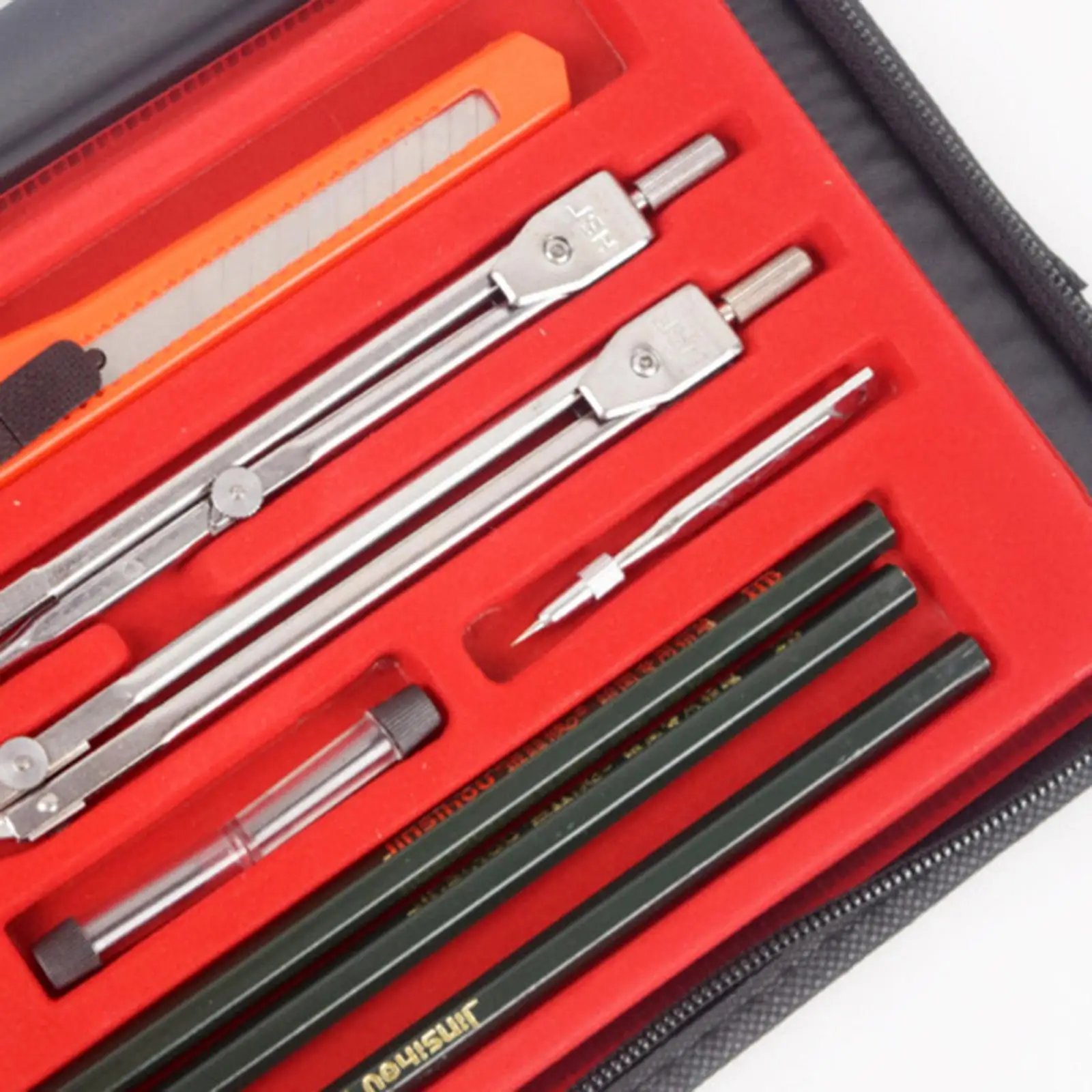 Geometry Math Set Metal Ergonomic Drawing Compass Tool Circles